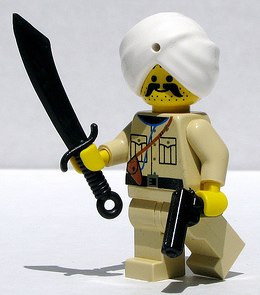 Indian army officer custom minifig by Dunechaser