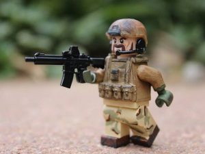 Desert Military Combat Custom Minifigure | Custom LEGO Minifigures