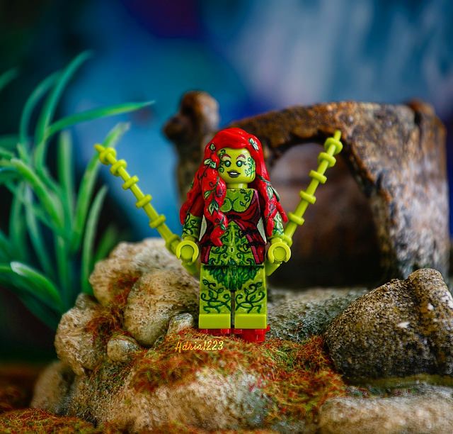 poison ivy lego figure