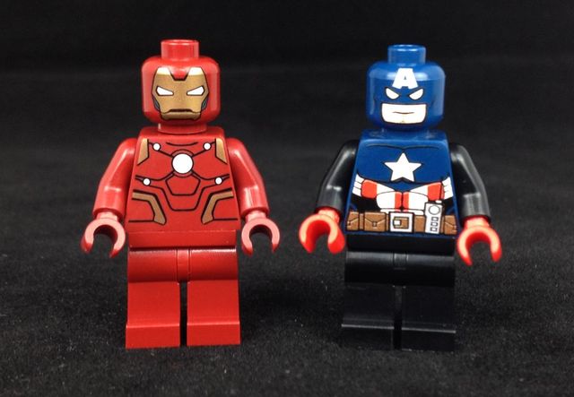lego iron man captain america