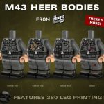 TMC WWII German Heer M43 Bodies